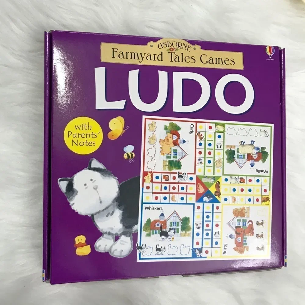 NWOT‎ PaperPie Farmyard Tales Game Ludo kids children boy girl gift Usbourne